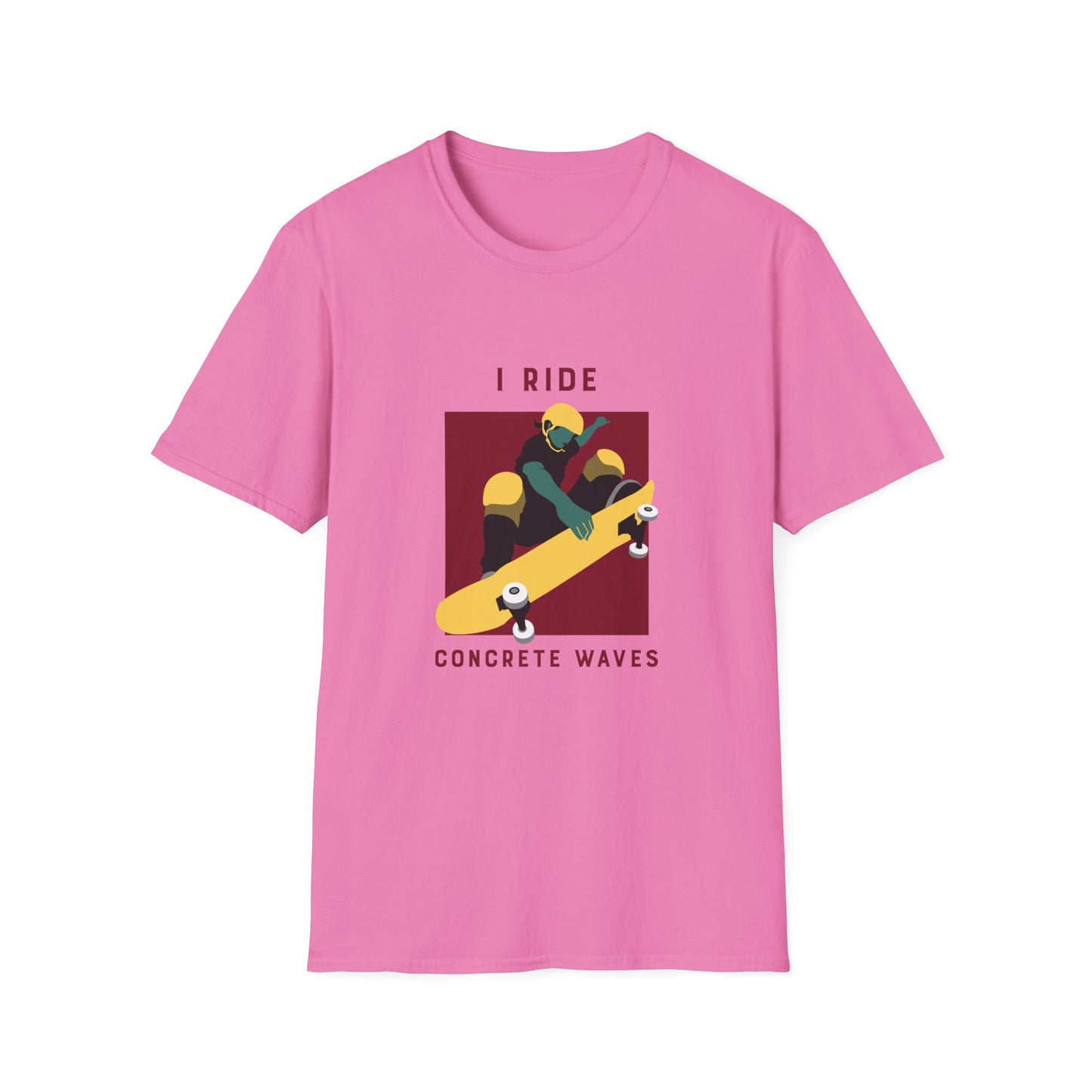 I Ride Concrete Waves T-Shirt-The Friend Kloset