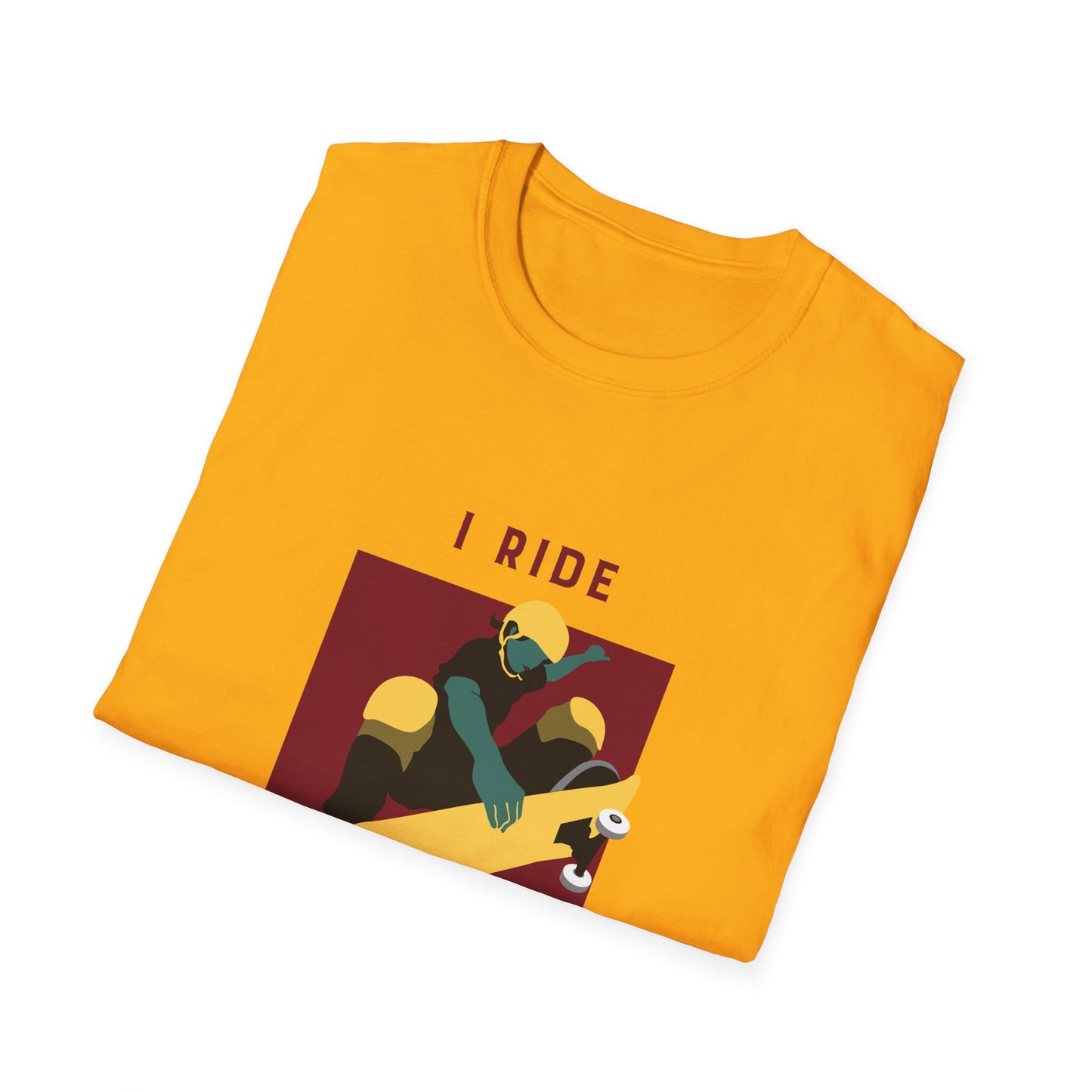I Ride Concrete Waves T-Shirt-The Friend Kloset