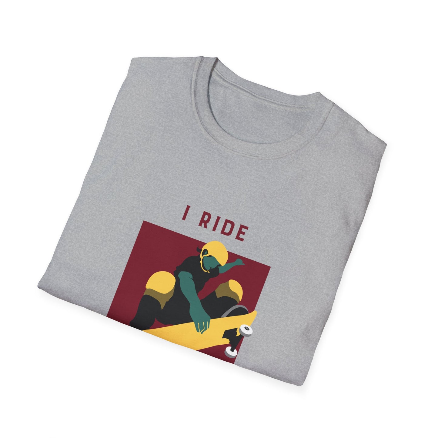 I Ride Concrete Waves T-Shirt-The Friend Kloset