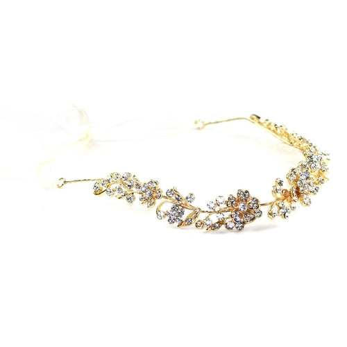 Crystal Vines Headpiece-The Friend Kloset