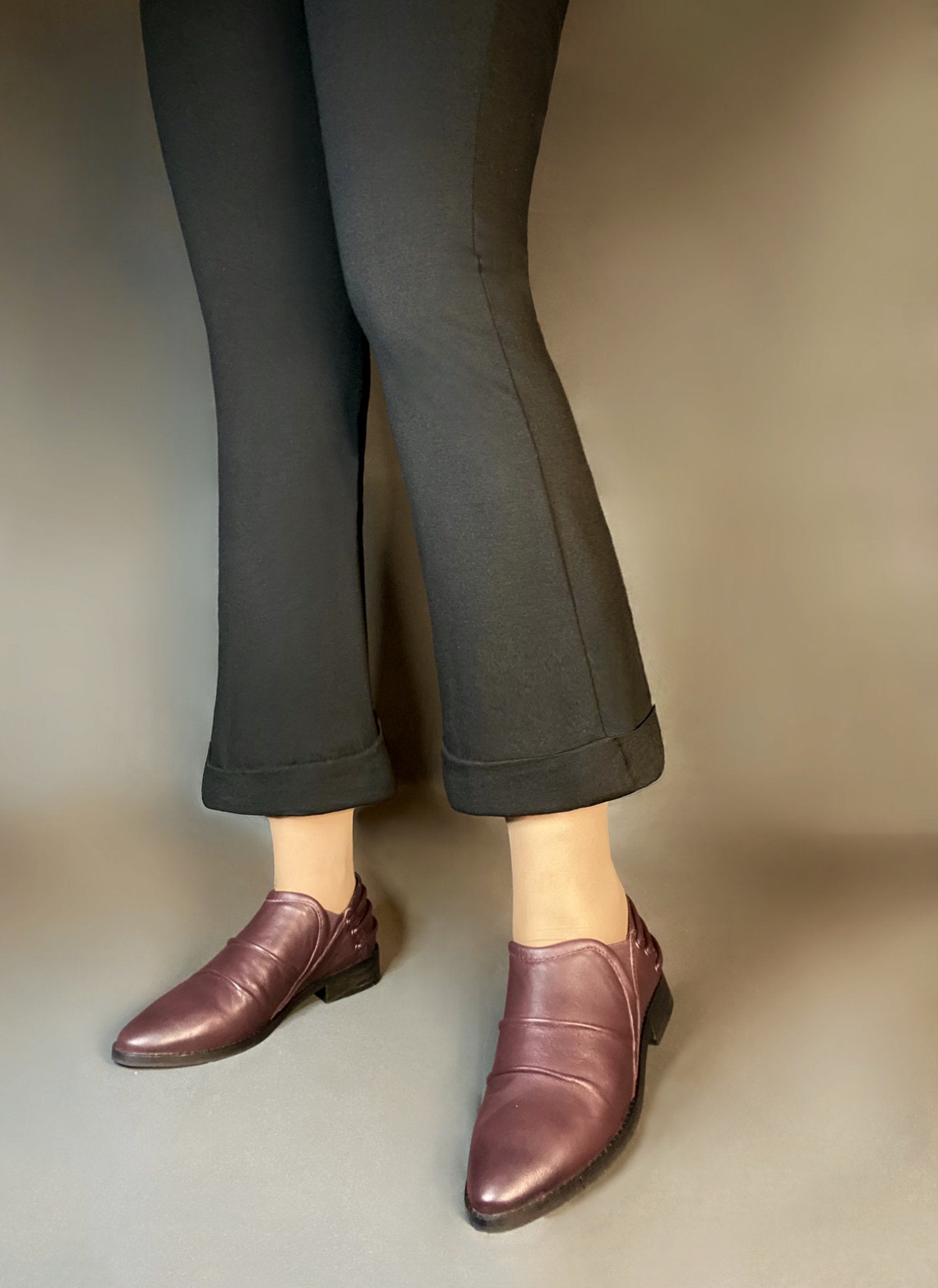 Annie Burgundy Dress Loafer