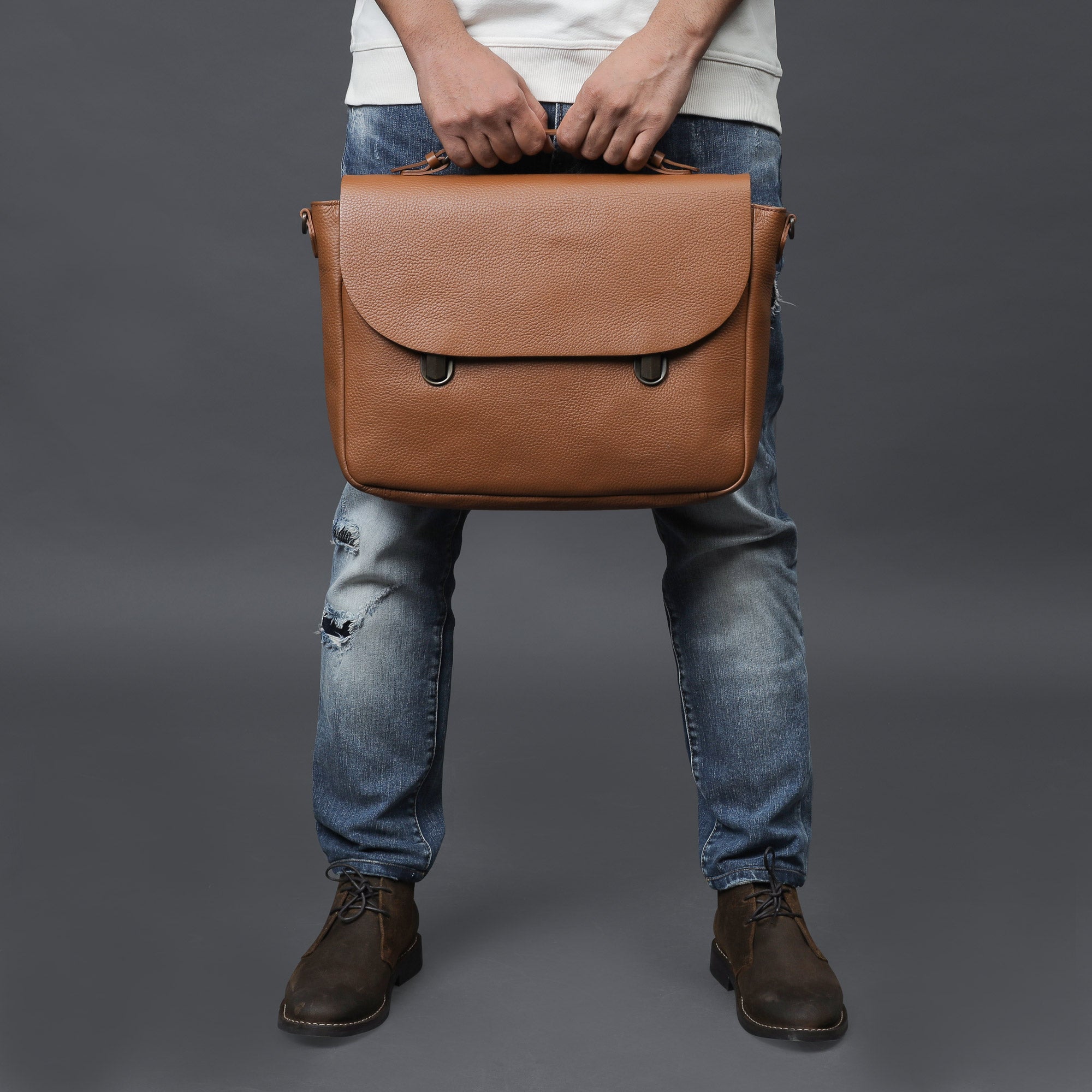 London Leather Briefcase