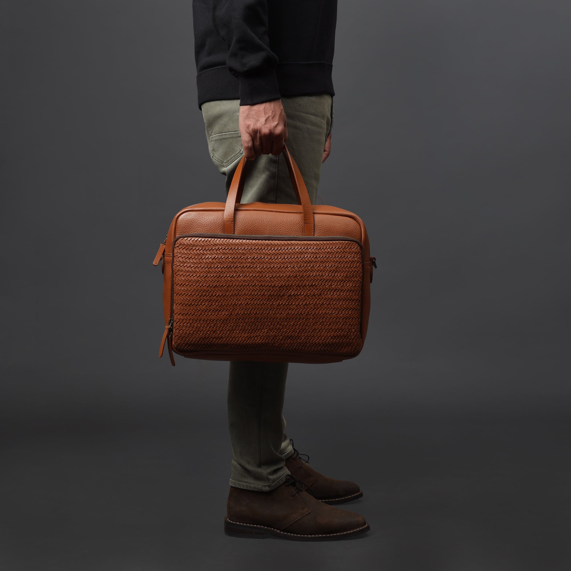 Boston Leather Briefcase