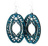 Decorative Oval Earrings # 1154