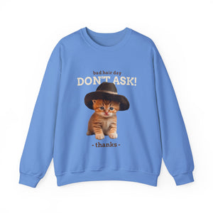 Bad Hair Day Cat Sweatshirt