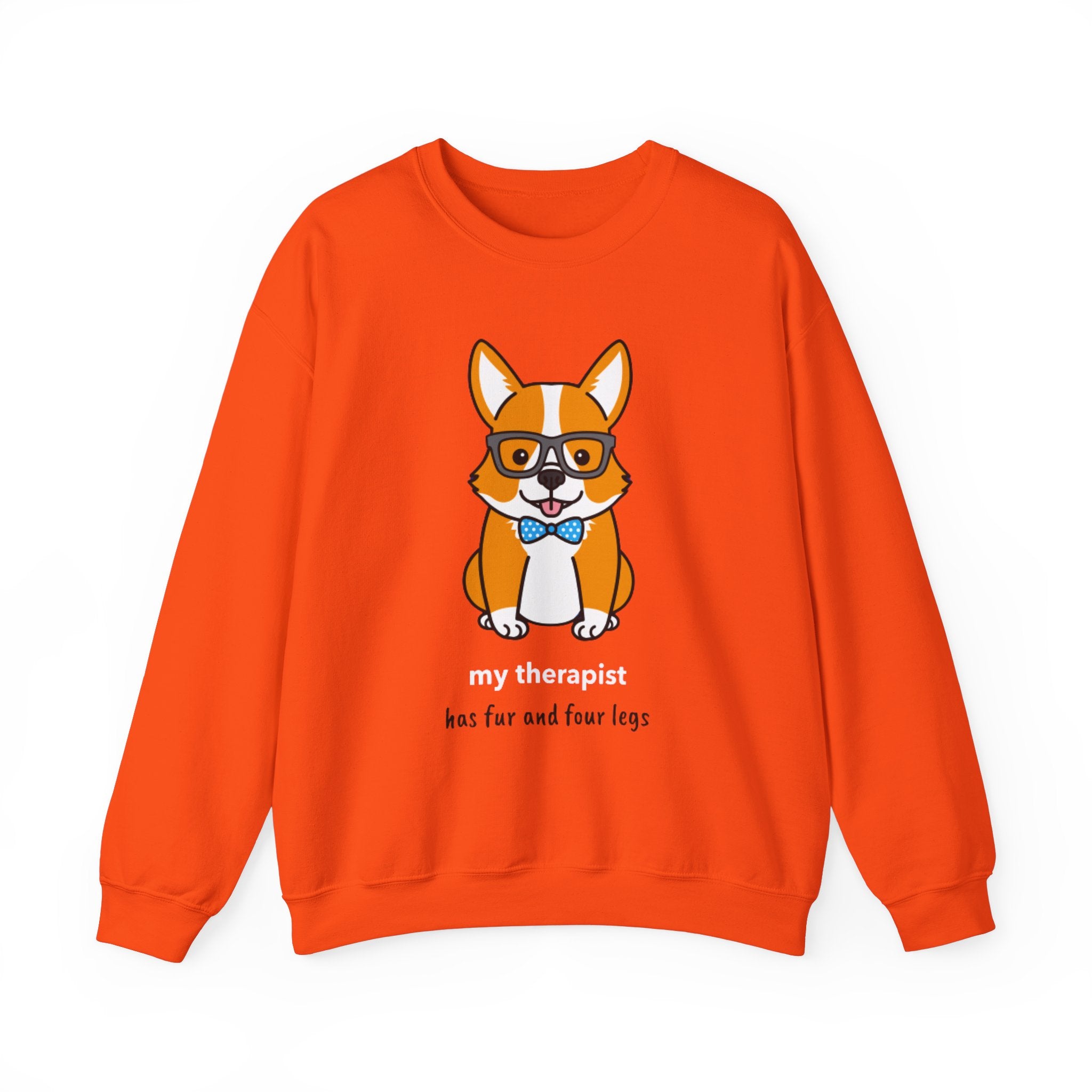 Therapist dog (with glasses) Sweatshirt