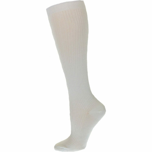 Knee High Women's Bamboo Ribbed Socks 2 Pair Pack