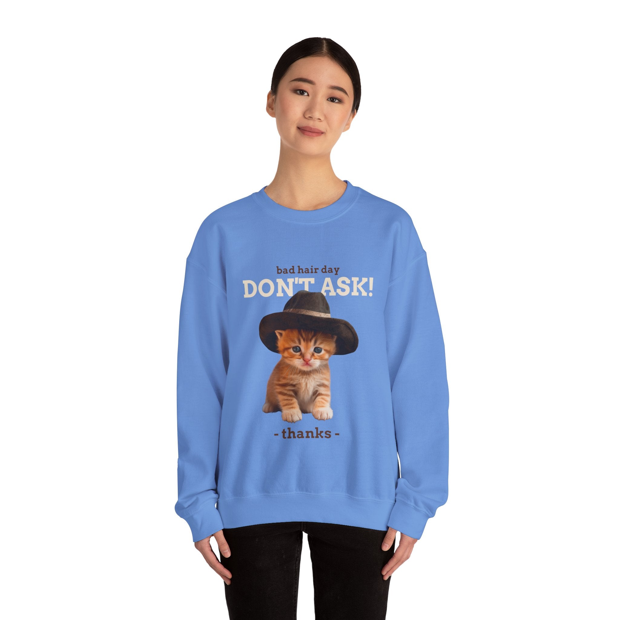 Bad Hair Day Cat Sweatshirt