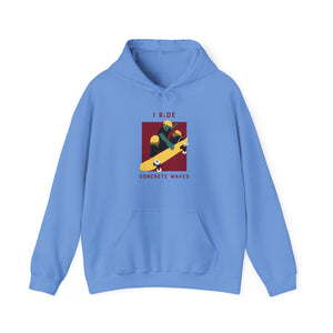 I Ride Concrete Waves Hoodie