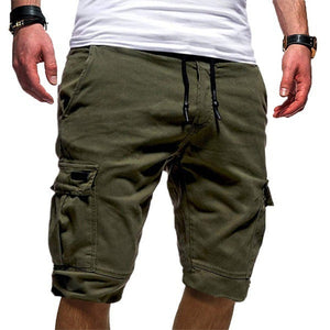 Men Casual Jogger Sports Cargo Shorts Military Combat Workout Gym