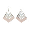 Pastel Chevron Earrings #1659