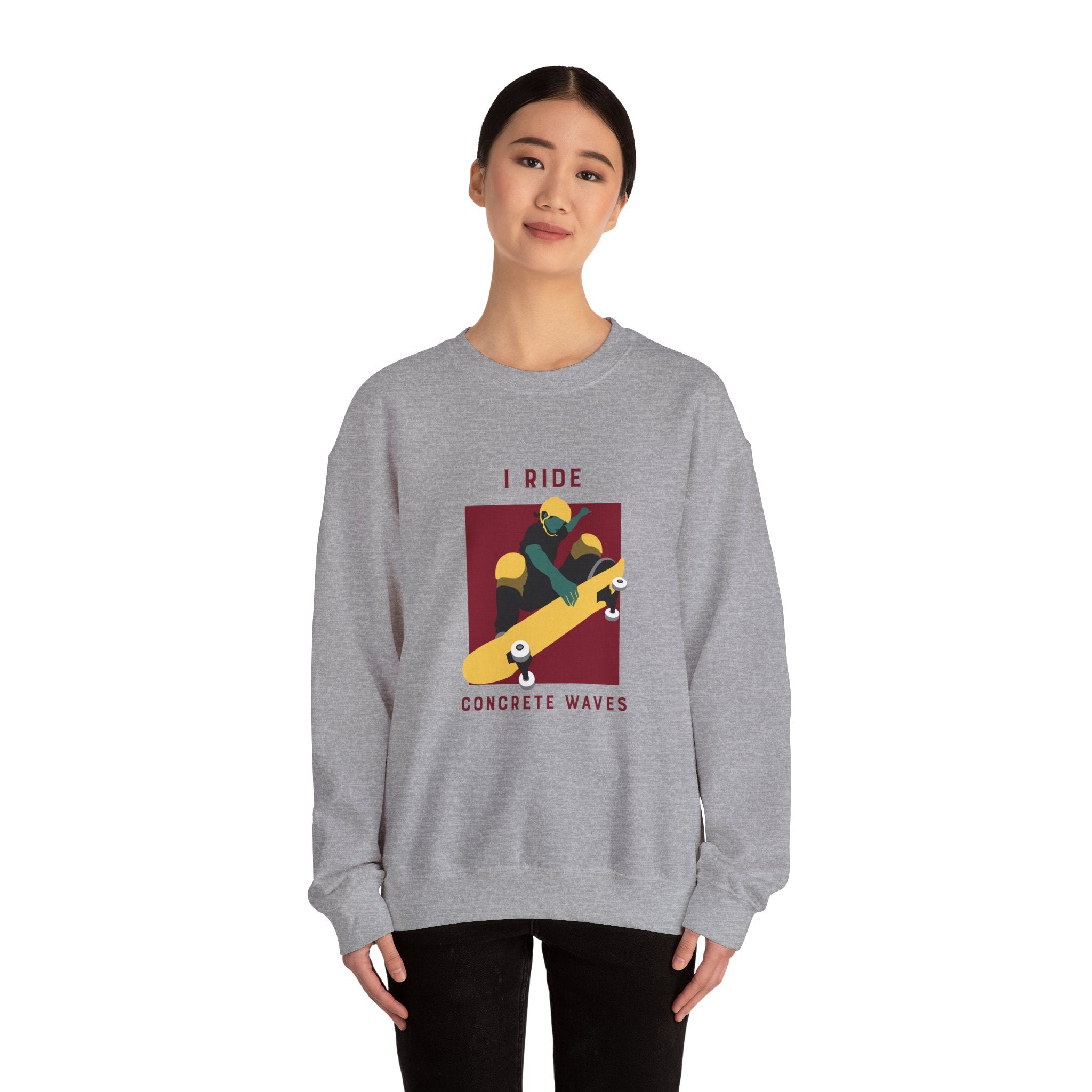 I Ride Concrete Waves Sweatshirt