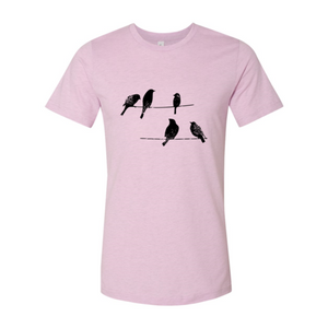 DT0250 Birds On Wire Shirt