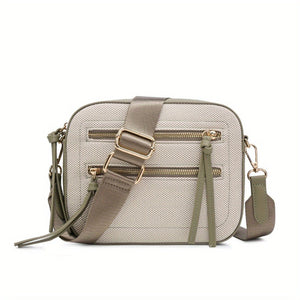 Small Crossbody Purse with Contrast Color