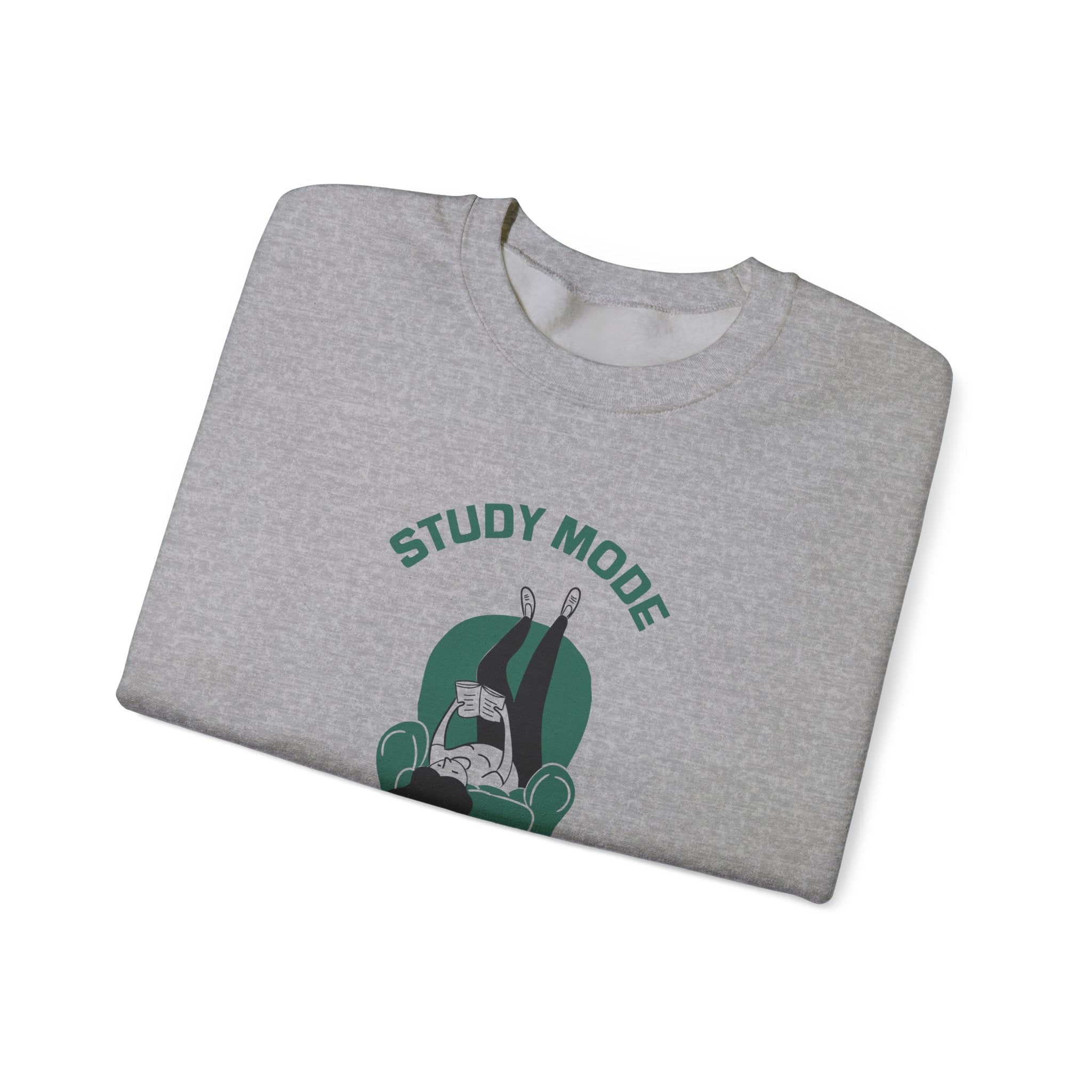 Study Mode Activated (woman upside down) Sweatshirt