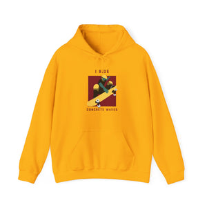 I Ride Concrete Waves Hoodie