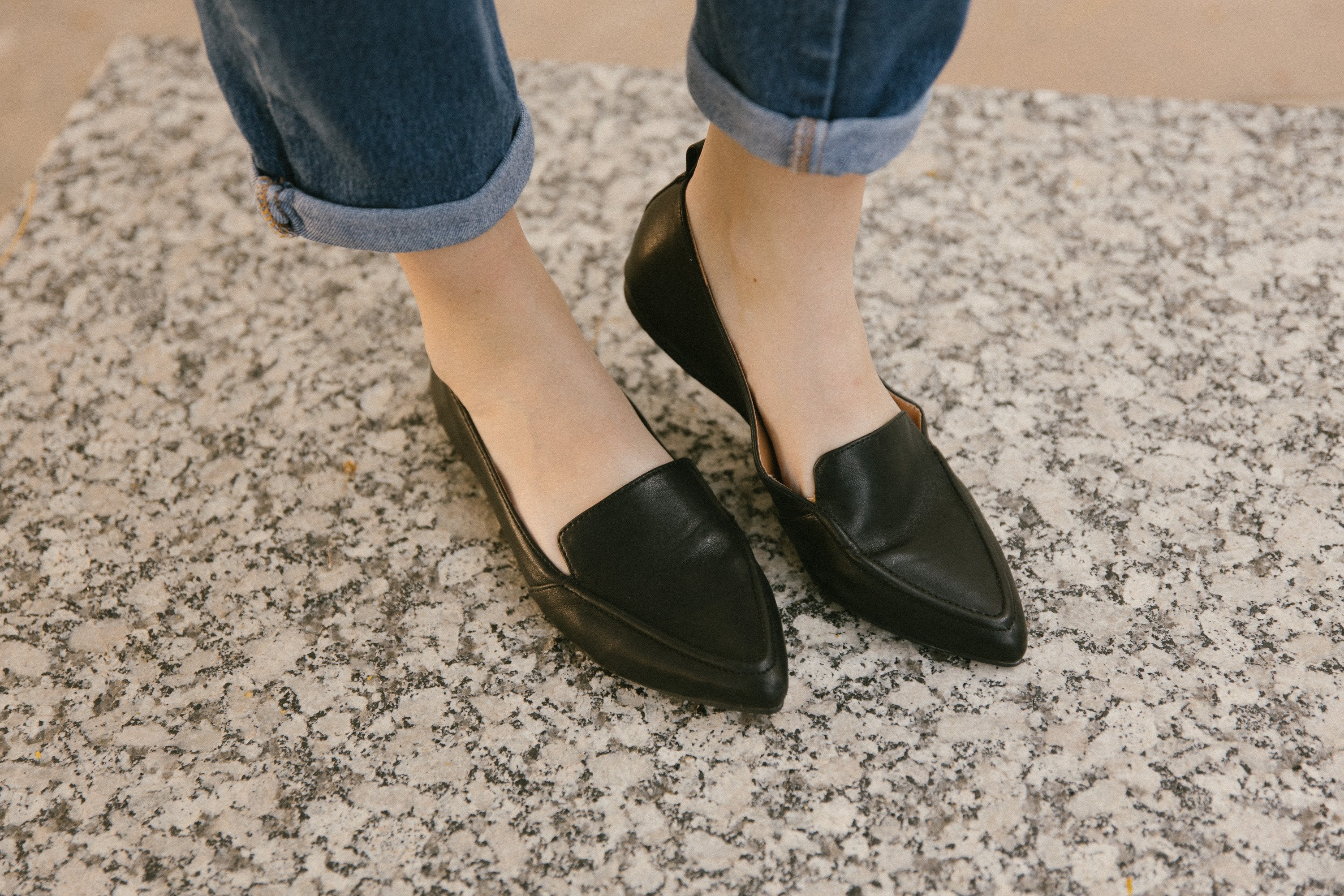 Women's Flat Socialite Black