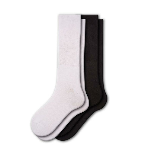 Sierra Socks Wide Foot and Wider Calf Cotton Crew