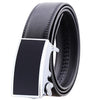 Black Belt Black Matte Buckle Mens Adjustable Ratchet Slide Buckle