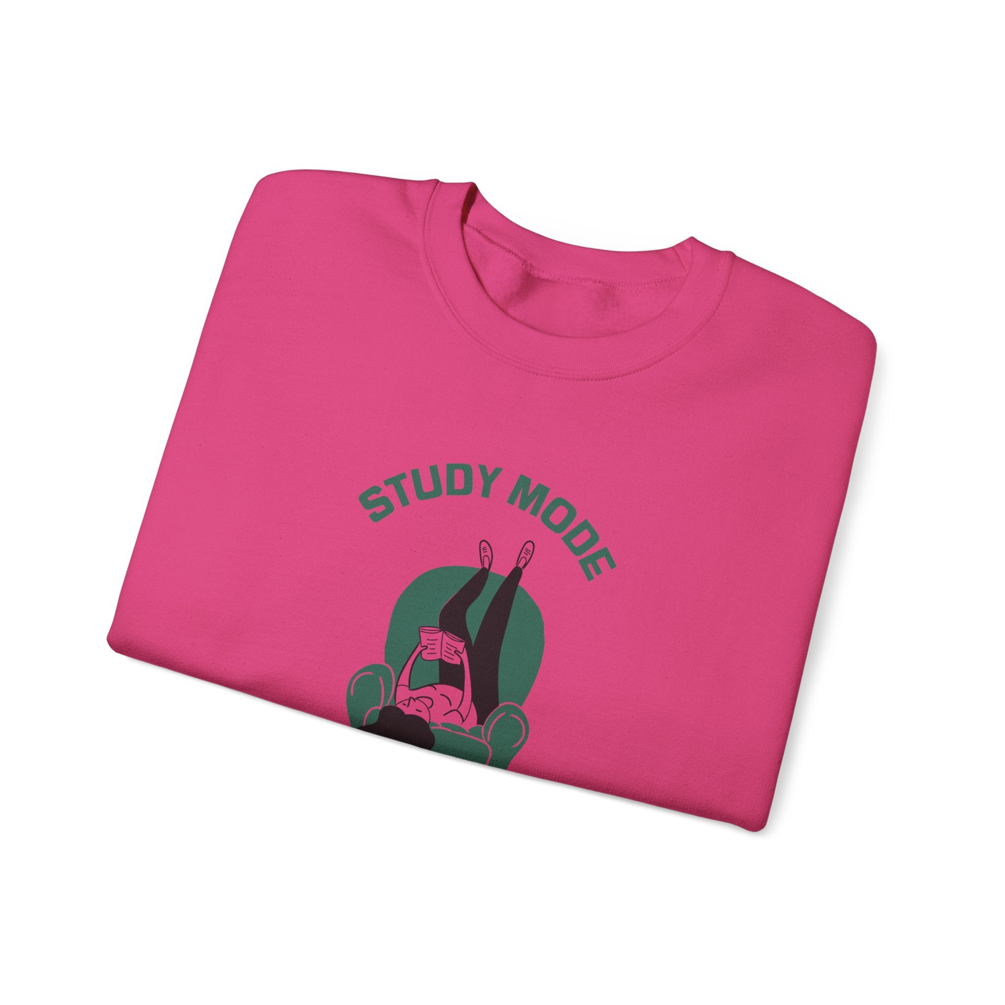 Study Mode Activated (woman upside down) Sweatshirt