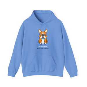 Therapist dog (with glasses) Hoodie