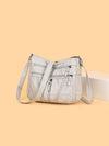 Adjustable Strap PU Leather Shoulder Bag