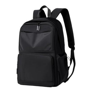 Multi-Pockets Solid Color Backpack Bag