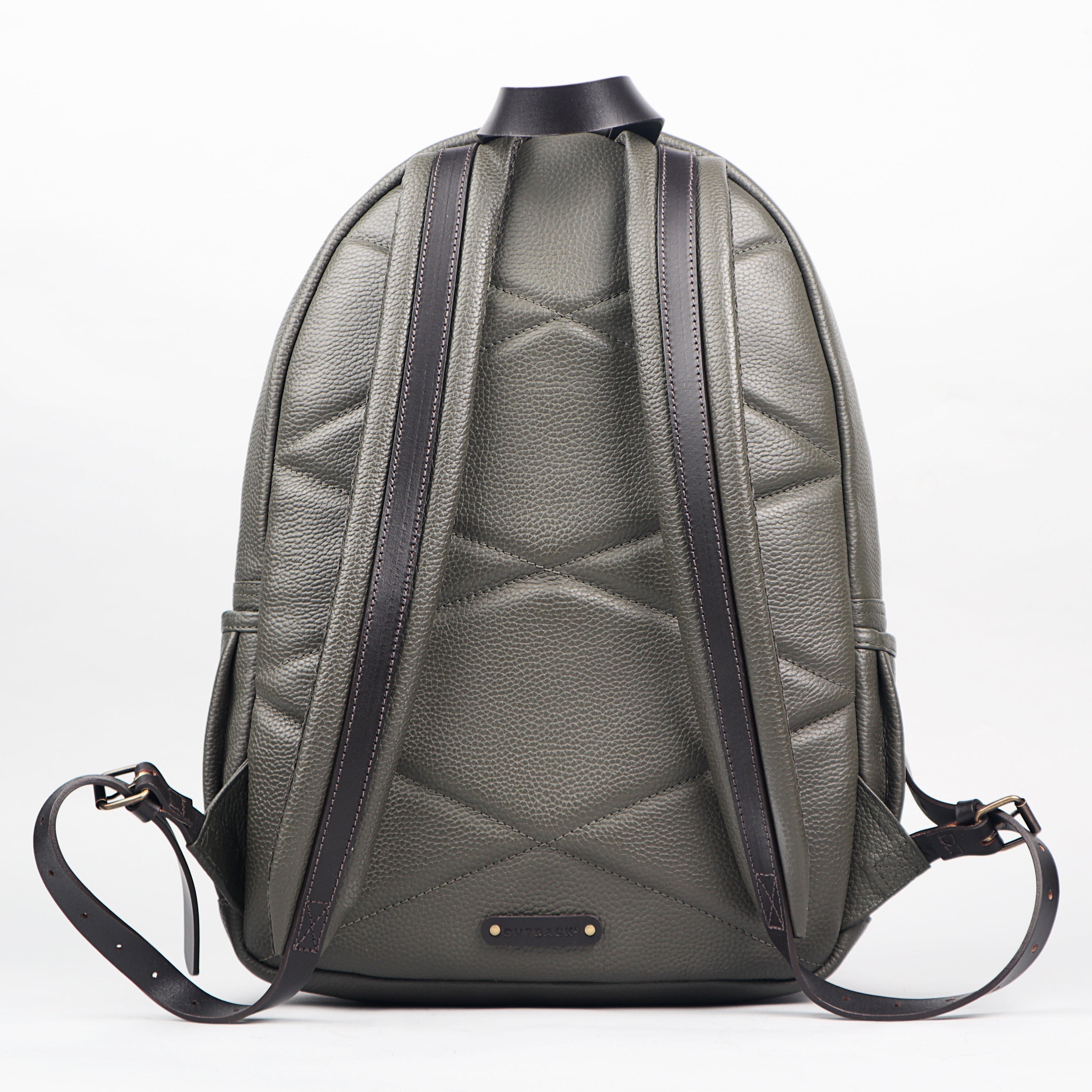 Weaved Journey Leather Backpack