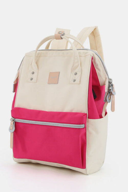 Himawari Water Resistant Canvas Backpack Bag with Side Pockets