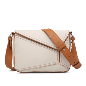 Small Women's Crossbody Bag with Square Purse and Geometrical