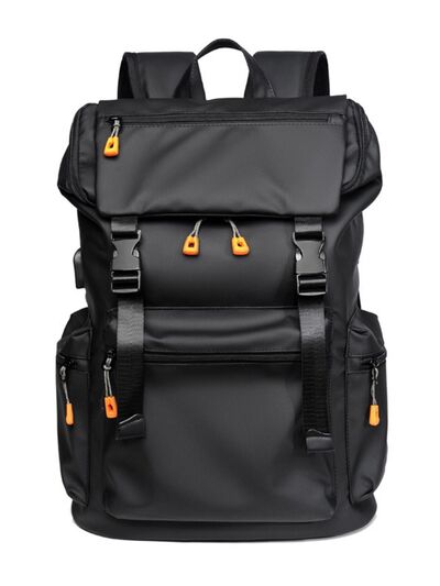 Oxford Cloth Multi-Pockets Backpack Bag