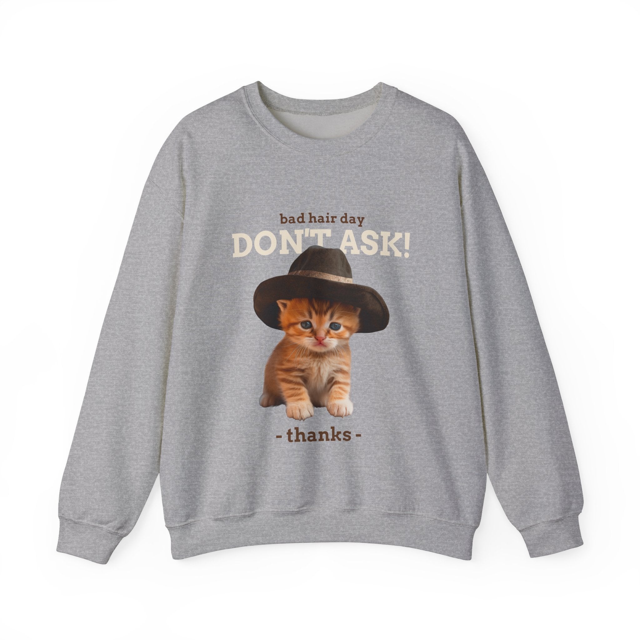 Bad Hair Day Cat Sweatshirt