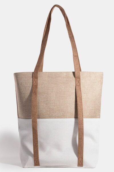 Fame Two Tone Hat Carrier Canvas Tote Bag