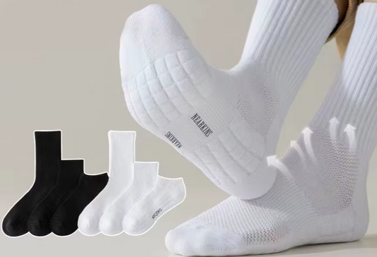 Towel-Bottom Cotton Socks