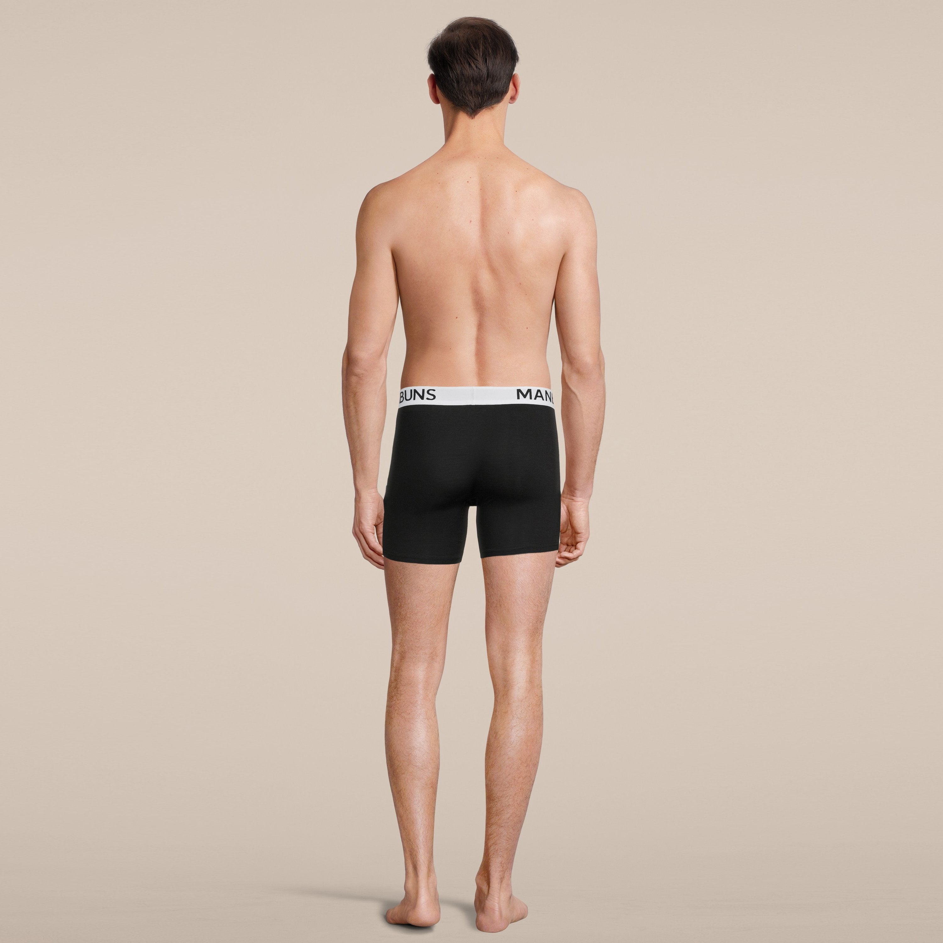 Men's Classic Black Boxer Brief Underwear