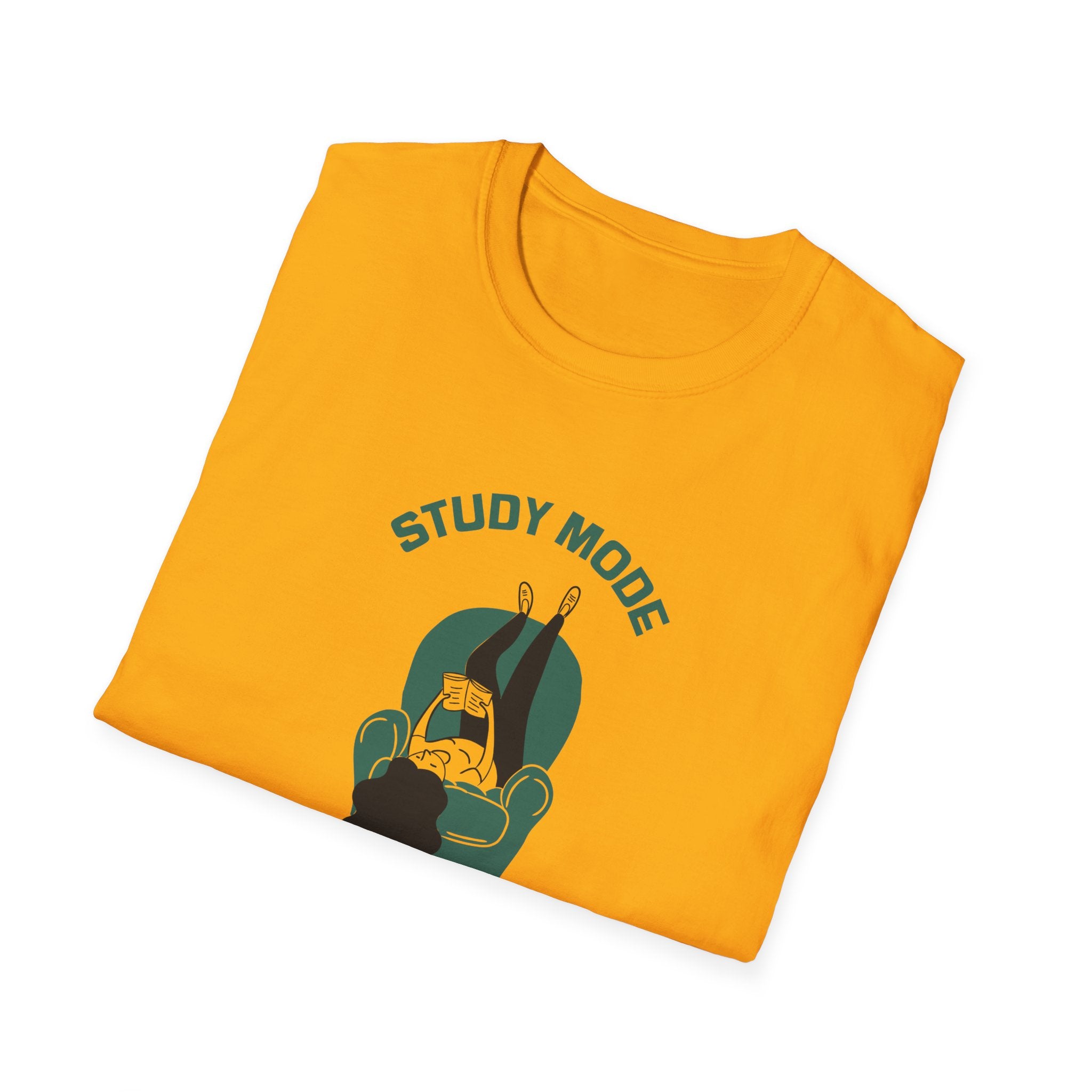 Study Mode Activated (woman upside down) T-Shirt