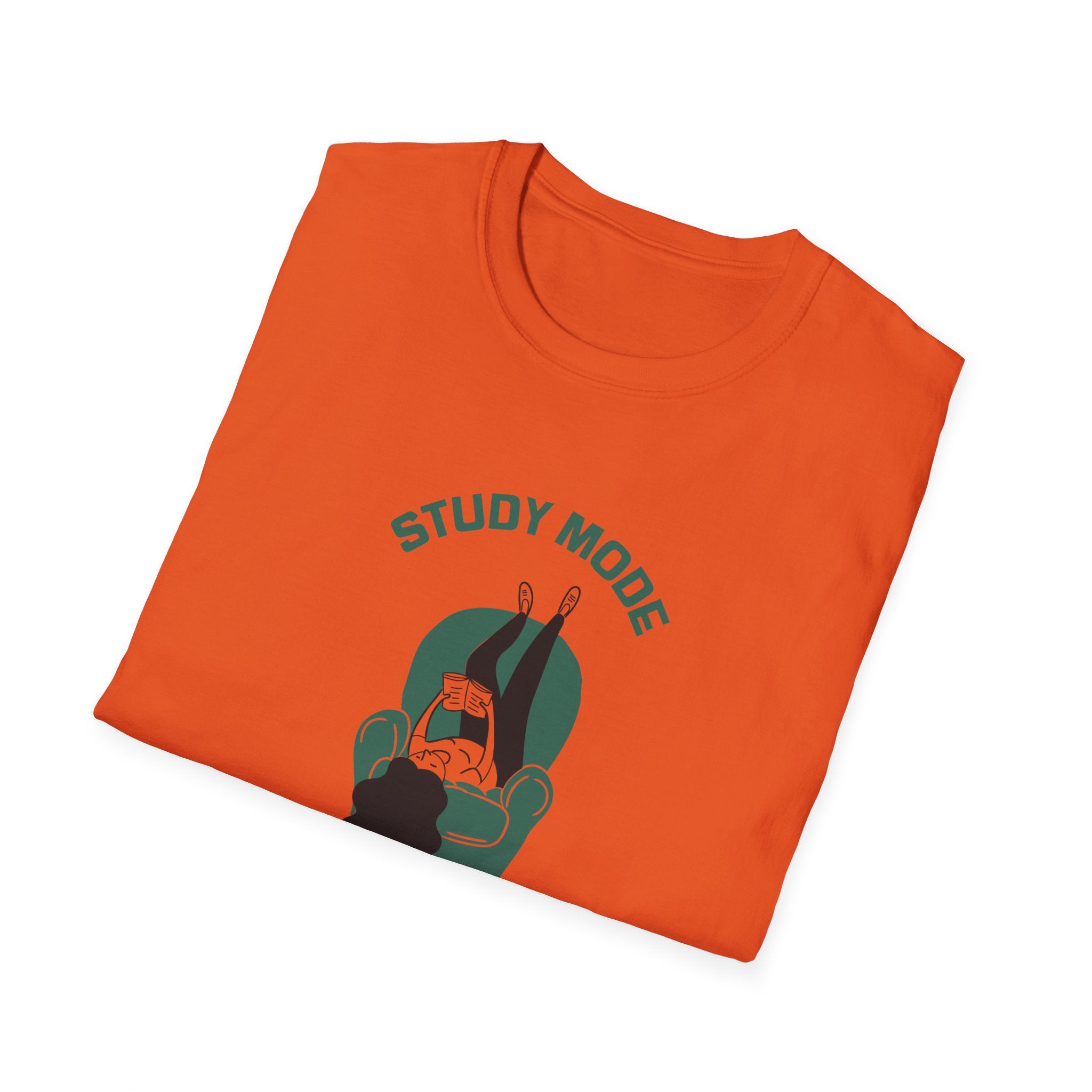 Study Mode Activated (woman upside down) T-Shirt