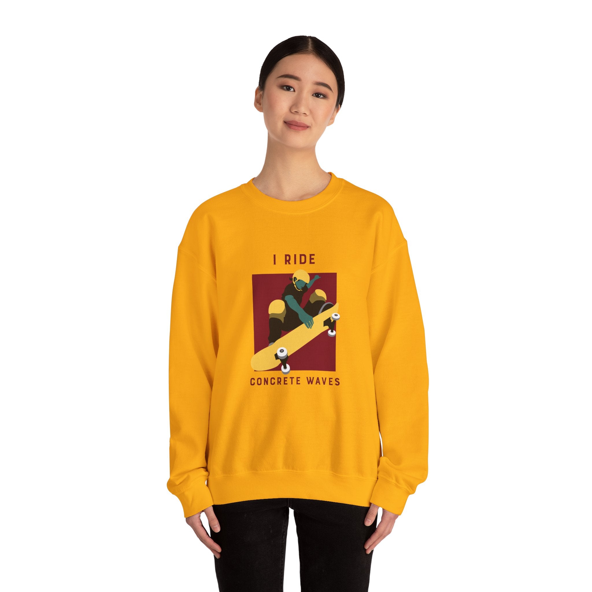 I Ride Concrete Waves Sweatshirt