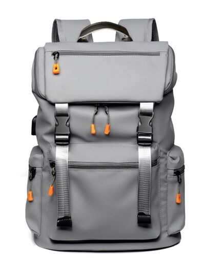 Oxford Cloth Multi-Pockets Backpack Bag