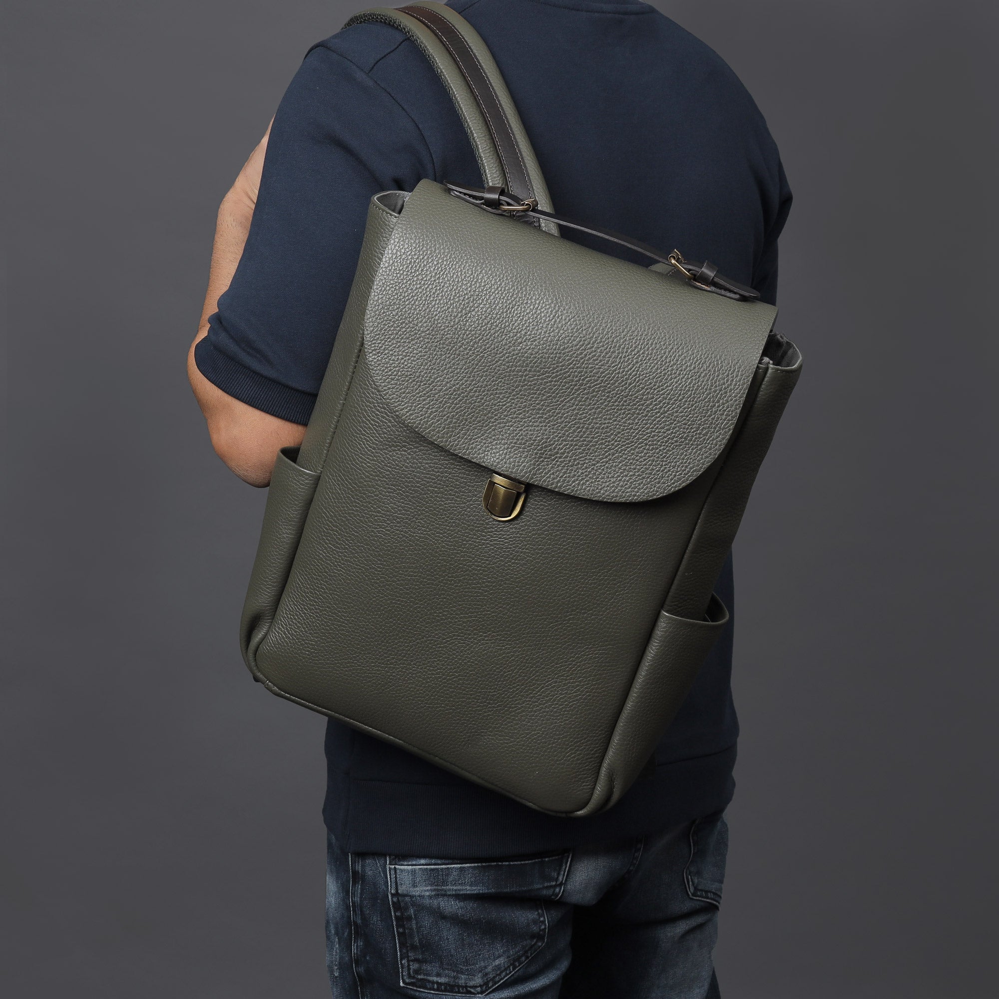 London Leather Backpack