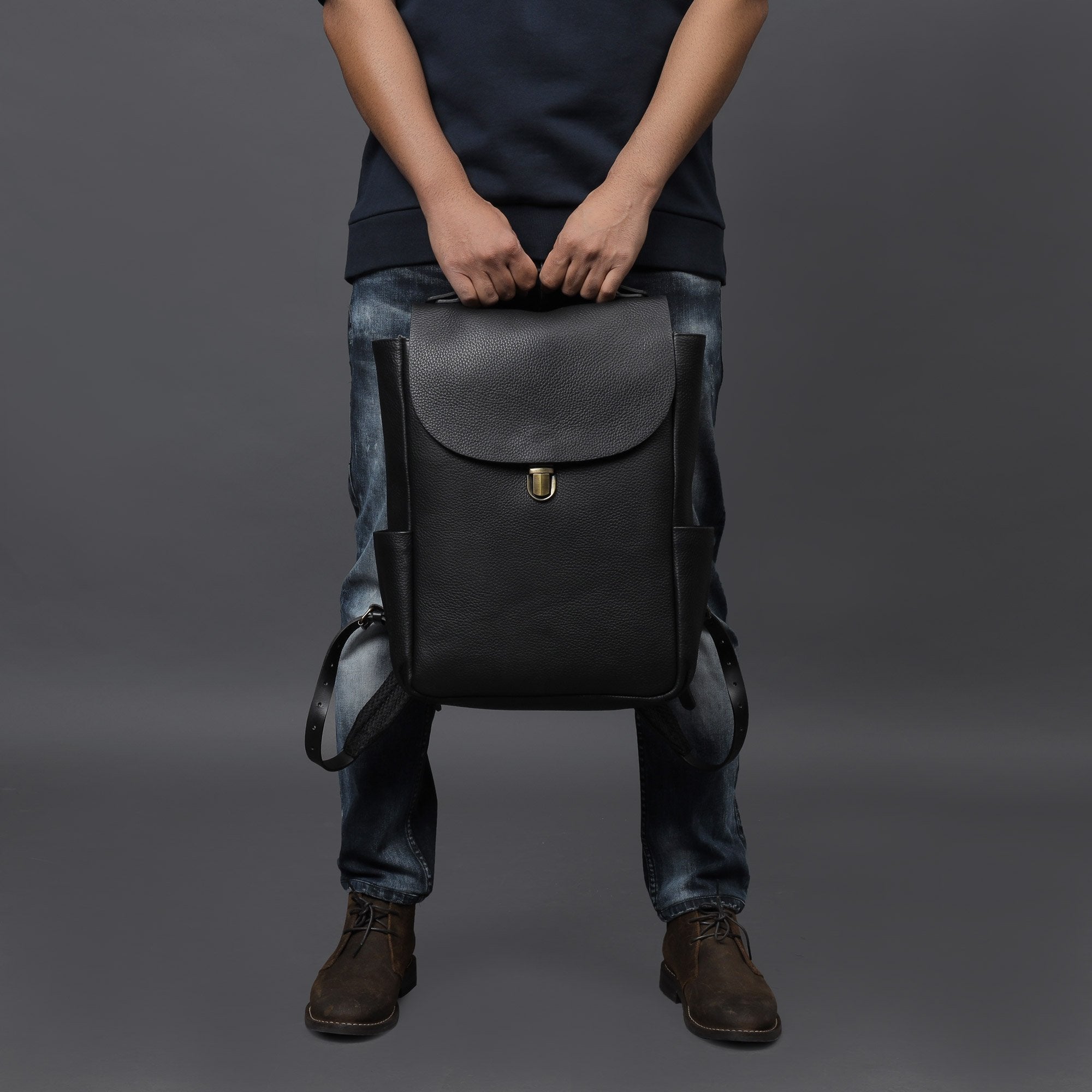 London Leather Backpack