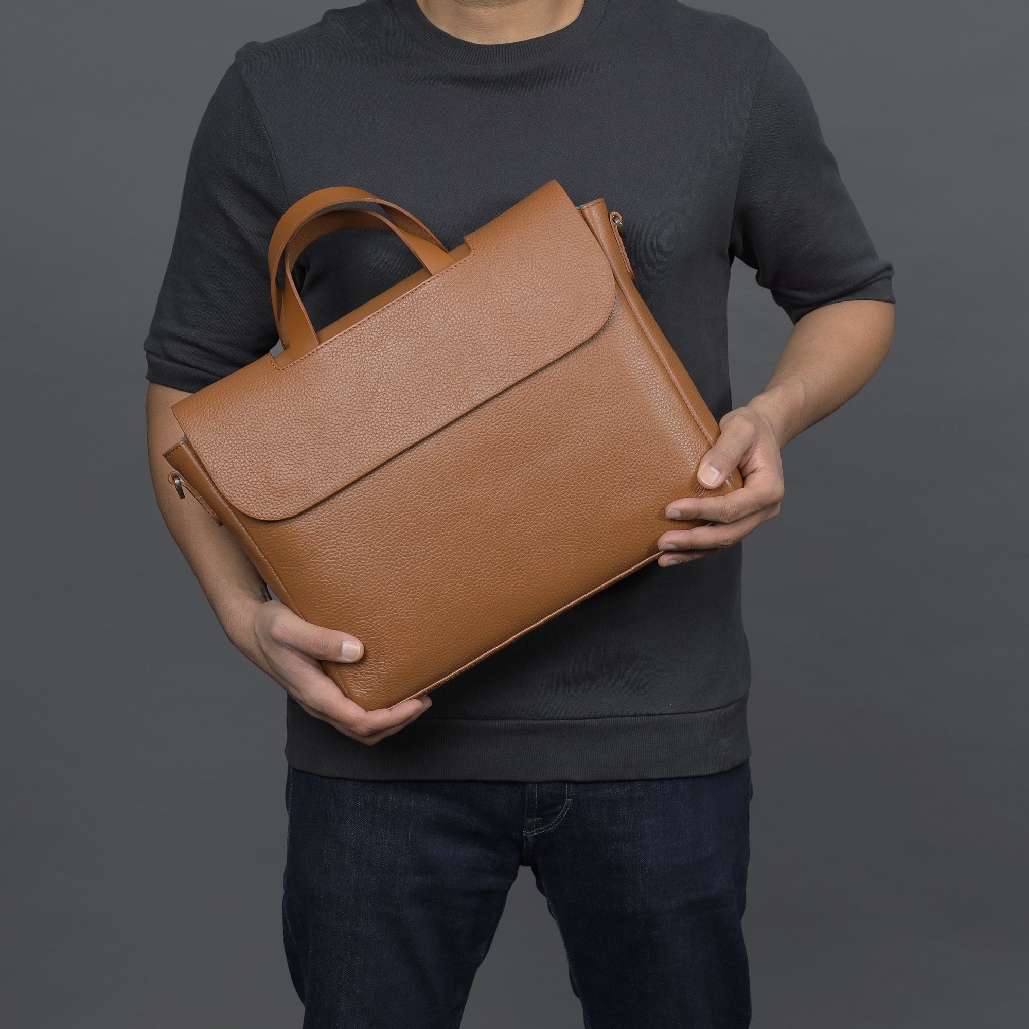 Muse Leather Briefcase