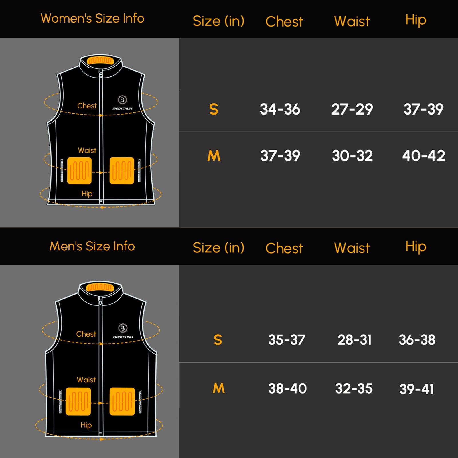 Heated Vest for Kids with Battery Pack Included, 6 Zones Electric