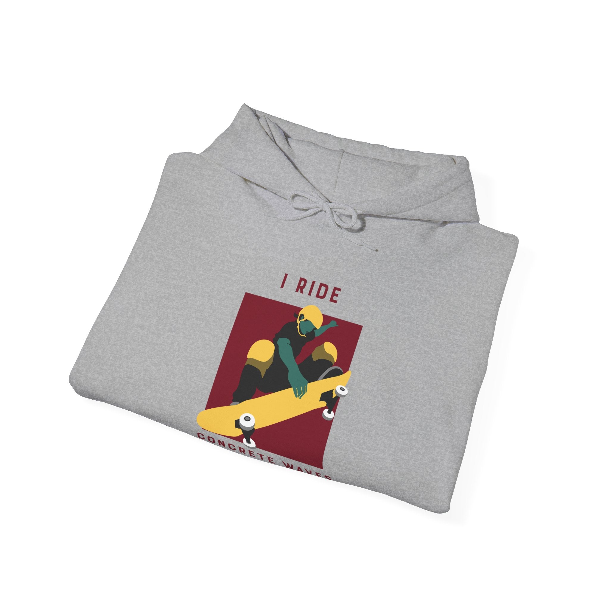 I Ride Concrete Waves Hoodie