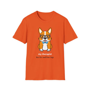 Dog Therapy (with glasses) T-Shirt