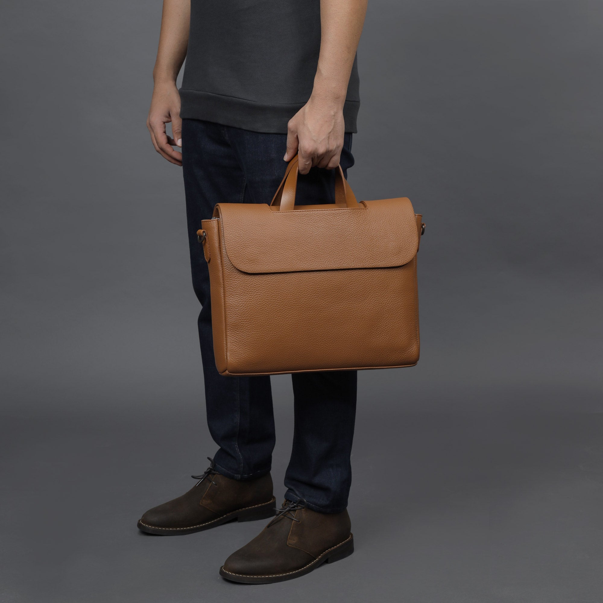 Muse Leather Briefcase