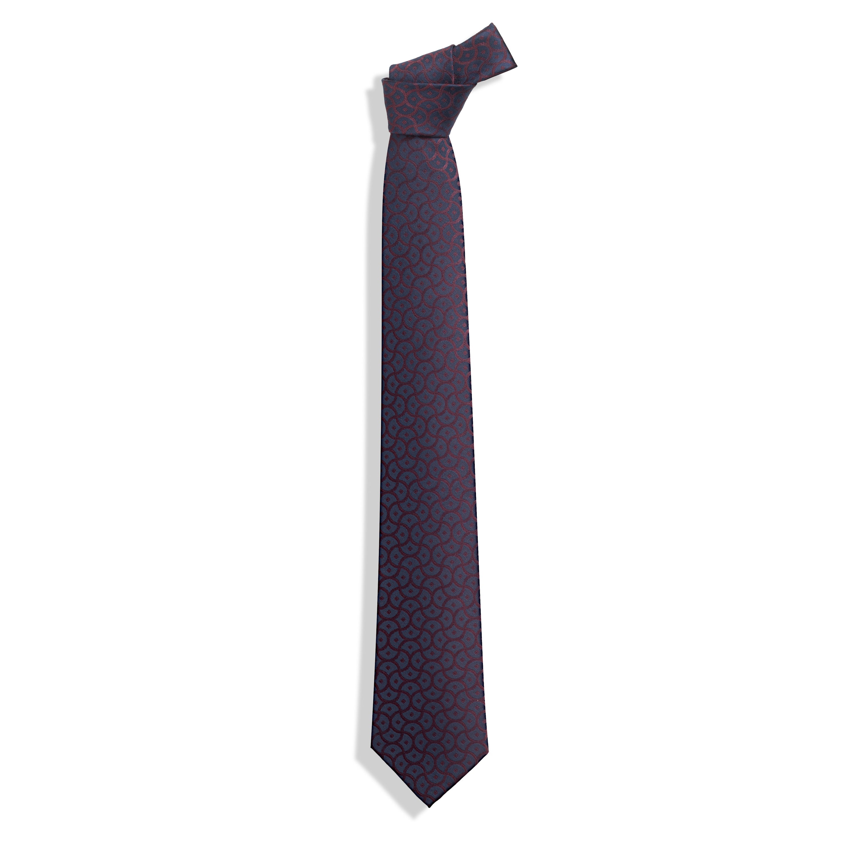 Timeless Elegance: The Manuscript Heritage Necktie Navy