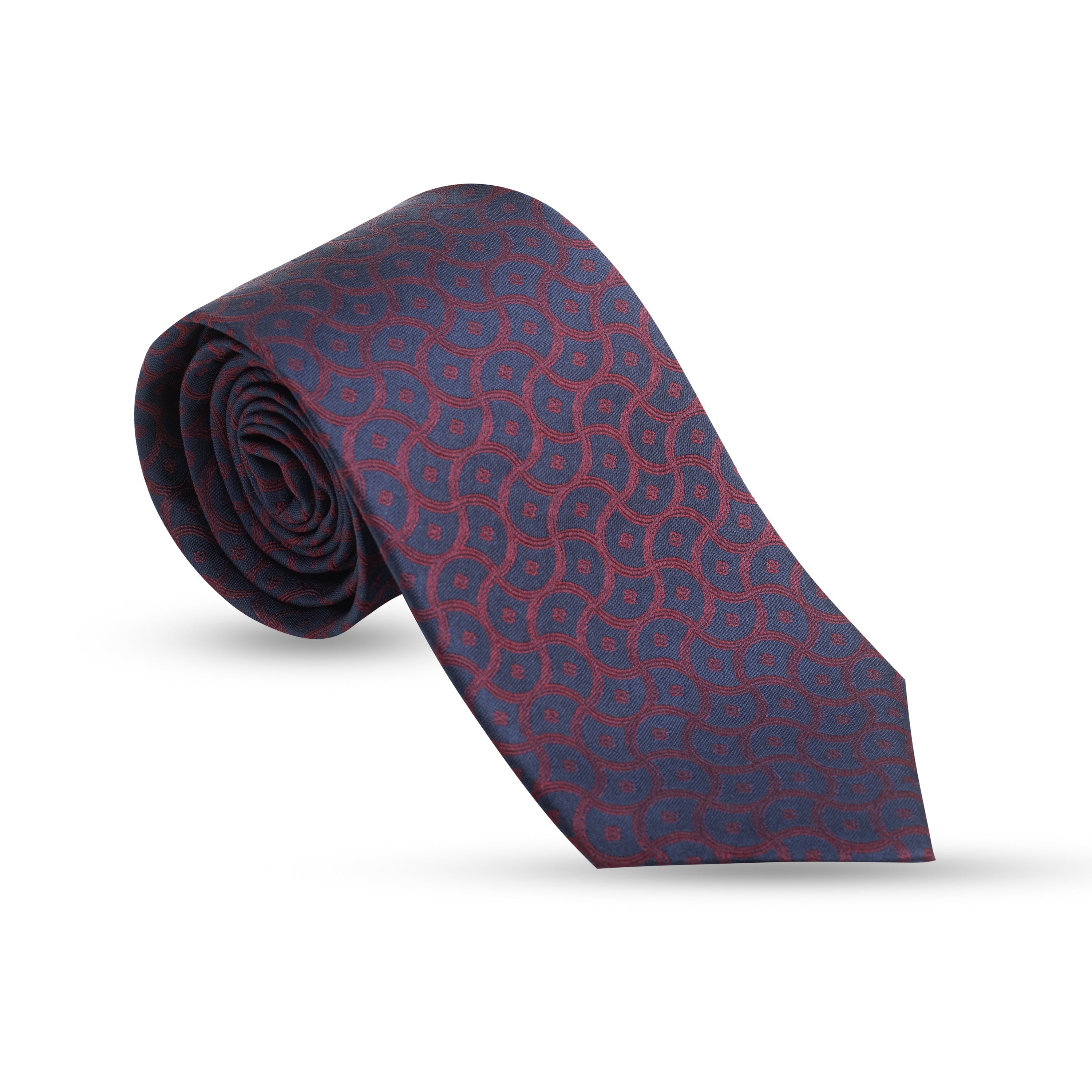 Timeless Elegance: The Manuscript Heritage Necktie Navy