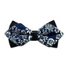 Men's Blue White Floral 100% Cotton Pre Tied Bow Tie