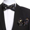 Men's Silk Polka Dots Self Bow Tie